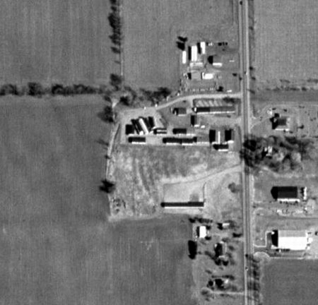 Ionia Drive-In Theatre - Aerial - Photo From Terraserver